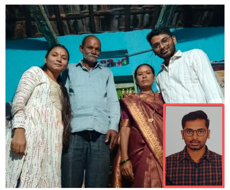 शेतकऱ्याचा मुलगा वैभव गवळी चार्टर्ड अकाउंटंट परीक्षेत यशस्वी,  ताडउमरीचा संपूर्ण परिसर आनंदात — मेहनत, चिकाटी आणि आत्मविश्वासाची चमकदार कहाणी