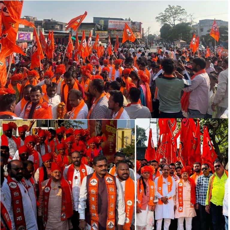 वणी नगरपरिषद निवडणूक: शिंदे गटाच्या शक्तीप्रदर्शनाने भाजपात खळबळ, विजयबाबू चोरडिया ठरले केंद्रबिंदू