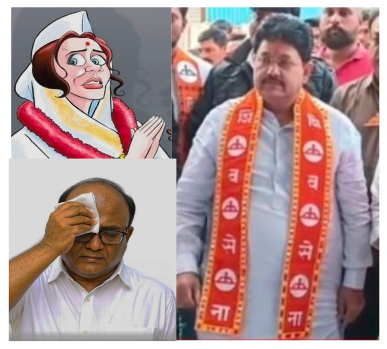 वणीत भाजपच्या पायाखालची वाळू सरकली,नाराज भाजप कार्यकर्त्यांचा रोष उफाळला, शिंदे सेनेचा झंझावताणे, माजी आमदाराला फोडला घाम