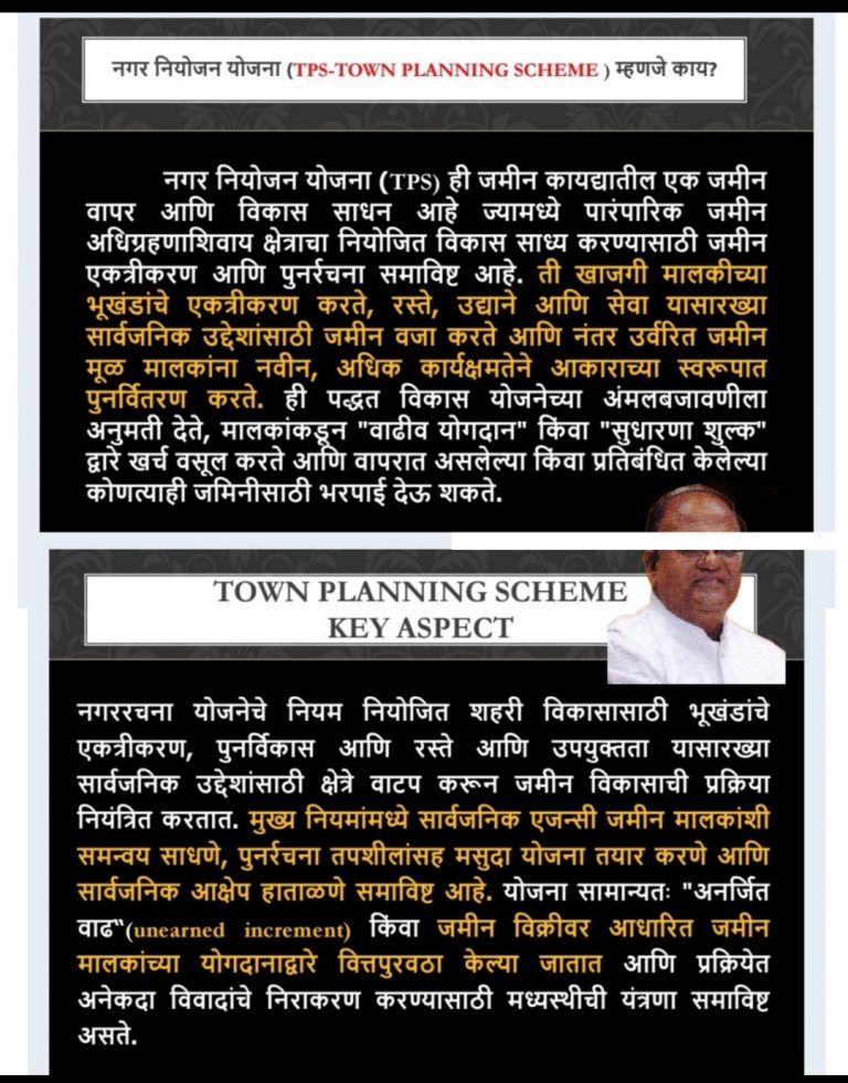 राजकीय क्षेत्रातील सर्वात मोठा घोटाळा, नगर नियोजनाच्या विकासासाठी (TPS) वणीकरांच्या मानगुटीवर बसणार टॅक्स वाढीचा राक्षस, मतदारांनो व्हा सावधान,